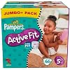 Pampers Active Fit Windeln Gr.5+ Junior Plus 13-27kg Jumbo plus Pack, 66 St�ck