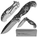 Deluxe Silver Spring Assist Stainless Spider Locking Folder