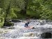 Gwynedd, Bala, White Water Kayaking on the Tryweryn River at the National Whitewater Centre, Wales Photographic Poster Print by John Warburton-lee, 30x40