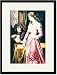 Black Framed/Matted Print 17x23, Fortune Teller