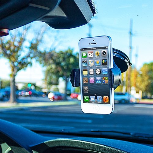 Black Rotating Windshield Holder Design