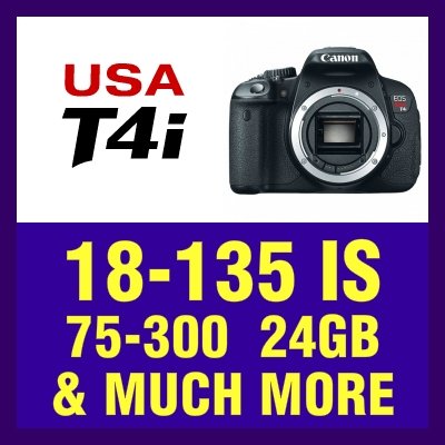 cyber monday price GID CanonT4i_5LensKIT
