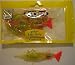 Storms Wildeye Shrimp - 4 - Chartruese/Silver w/Fire Tail - 5 Pack!
