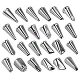 TRIXES 24 Icing Cake Piping Nozzles Tips Cake Fondant Sugar craft Decorating Set