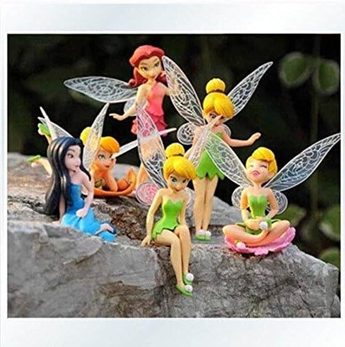 Hyacinther Anime Cartoon Fairy PVC Action Figure Toys Girls Dolls Gift 6pcs/set Cake Topper