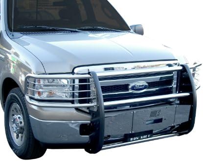 Nissan Xterra Nissan Xterra One Piece Grill/Brush Guard Stainless Grille Guards & Bull Bars Stainless Products Performance