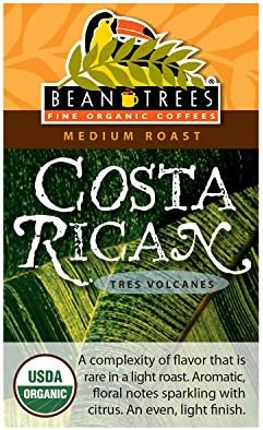 Beantrees Coffee Ground Organic Costa Rican 12 Oz. Bag