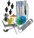 Make foofy drinks at home with the Bartender Umbrella Home Bar Kit