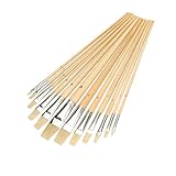 Produkt-Bild: Silverline 633927 Flachpinsel 12 St&uuml;ck 1 - 12 mm