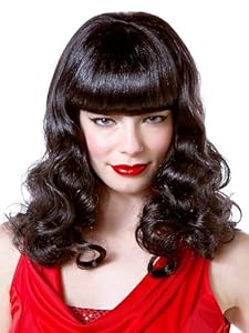 Party Girl Black Adult Wig