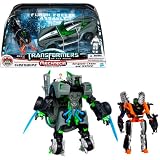 Hasbro Year 2011 Transformers Movie Series 3 quotDark of the Moonquot Exclusive MechTech Human Alliance Series Robot Action Figure Set - FLASH ASSAULT BREEZE with Voyager Class 7quot Tall SIDESWIPE Vehicle Mode Corvette Stingray Concept Scout Class 4quot Tall ICEPICK Vehicle Mode Snowmobile and Sergeant Chaos Minifigure