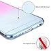 iPhone 6S Case, Dealgadgets Ultra Soft Colorful Clear Shell Slim Crystal TPU gel Case with Gradient Ramp Design Bumper Defender Cover for Apple iPhone 6S 4.7 inch (Fuschia/Blue)