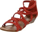 Madden Girl Women's Banterr Wedge Sandal,Coral Paris,6.5 M US