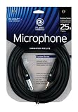 Planet Waves 25 feet Custom Series 1/4 inch XLR Balanced Microphone Cable