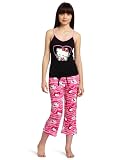 Hello Kitty Women's Hk Dreaming Of Love Two Piece Pajama Pant Set