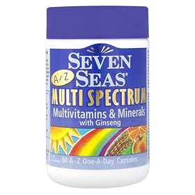 Seven Seas A-Z Multi Spectrum with Ginseng 60 Capsules