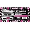Spoiled with Flowers Glitter Car Truck SUV License Plate Frame