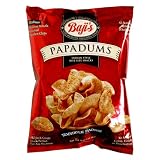 Bajis Papadums Traditional Tandoori, 4-Ounce Bags (Pack of 12)