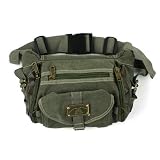 Canvas Travel and Hiking Fanny Pack, 12