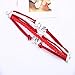 Susenstone®Handmade Multilayer Infinity Love Charm Leather Weave Jewelry Bracelet