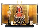 ★秀光オリジナル限定品★五月人形・鎧平台飾りセット 金沢箔屏風に栄える、堂々たる大鎧で言う事なしの画像