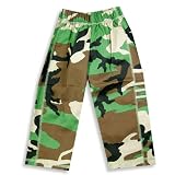 Mis Tee V-Us - Boys Camouflage Pant, Green, Black, Brown