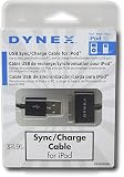 Dynex - 3' USB Charging/Sync Cable for Apple iPod