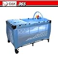 Kinderreisebett Klappbett Babybett Reisebett Blau - JBKDRB01BL1X