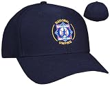 Anaconda Sports&reg; BBUMP-CAP-3 - Babe Ruth Baseball Umpire Hat - 3 inch Brim - Fitted
