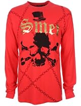 Smet by Christian Audigier Mens Longsleeve Heart Hat Red Medium