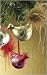 Set of 6 Glass Bird Christmas Ornaments With Feathers #28842