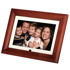 Noah Company Envizen Digital EF1001 10 Inch Digital Photo Frame with Built-In Memory (Real Wood)