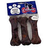 9 Champion Beef Flavour Rawhide Pressed Dog Bone Treats