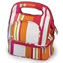 Picnic Plus Savoy Insulated Lunch Tote, Raspberry Stripe