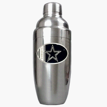 Click here to buy Dallas Cowboys Stainless 25 Ounce Steel Cocktail Shaker by Great American Products.