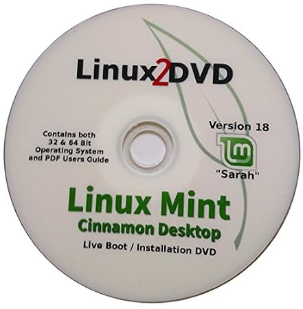 Linux Mint 18, Cinnamon Desktop, Special Edition, 32 & 64 Bit, DVD