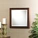 Square Wall MountJewelry Mirror - Espresso