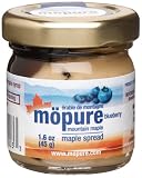 Mopure Mountain Maple Maple-Blueberry Spread, 1.6-Ounce Glass Jars (Pack of 12)