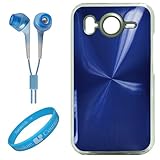 Blue Metallic Cosmo Back Protector Cover Case for HTC Inspire 4G AT&T Andro ....