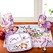 Zak Designs Sofia The First 14 oz. Water Bottle with Flip Straw, Princess Sofia, Whatnaught & Clover, 24 piece set