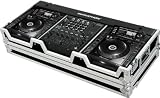 Marathon Flight Road Case MA-CDJ2K12W Coffin Holds 2 X Large Format CD Players: Pioneer CDJ2000, + 12 Mixer: DJm800, Denon Dn-X1500