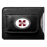 Mississippi State Bulldogs NCAA Logo Card/Money Clip Holder (Leather)