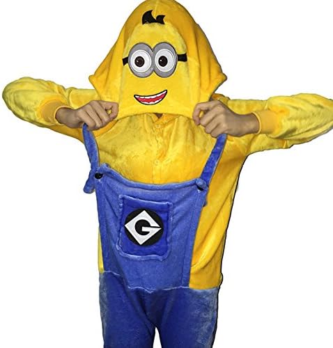 Evage Pitaya Funny Adult Onesies Pajamas for Women Animal Pajamas One Piece (M, minion)