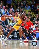 Chicago Bulls Michael Jordan Kobe Bryant Los Angeles Lakers 8x10 Licensed Color Photo