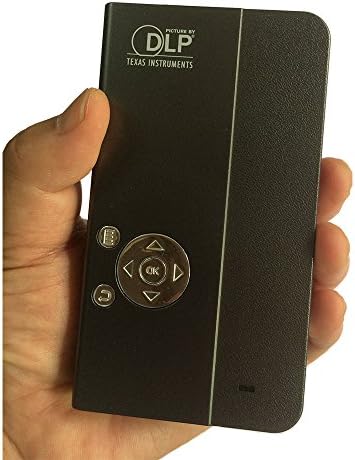 IVISHOW 2015 Mini Handheld LED 120 Lumens DLP Smart Office Projector with USB TF Wireless Hot Spot 4400mah Power Bank Battery, Support Miracast for Galaxy Note Iphone Ipad Laptop Xbox PS4 with Remote