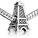 Pugster Eiffel Tower Charm Bead Pandora Biagi Compatible