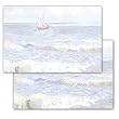 Seascape near les Saints Maries - Set of 10 Correspondence Greeting Cards and Envelopes