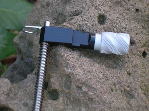 Ruger 10/22 Charging Bolt Handle Helical Fluted Tac Mod (Silver Matte)