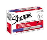 Sharpie Ultra Fine Point Permanent Markers, 12 Blue Markers(37003)