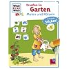 WAS IST WAS mini: Drau�en im Garten. Malen und R�tseln